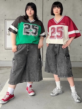 「PUNYUS（プニュズ）のアイテム」を使った、PUNYUS  さん（レディース・163cm）の夏コーディネート