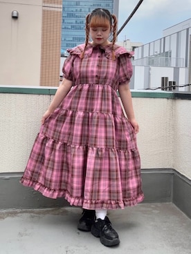 「PUNYUS（プニュズ）のアイテム」を使った、PUNYUS  さん（レディース・159cm）の夏コーディネート