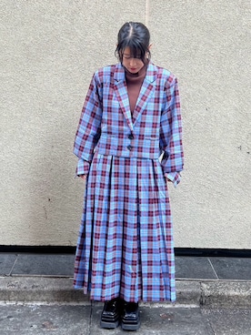 「アイテム（テーラードジャケット）」を使った、PUNYUS  さん（レディース・148cm）の秋コーディネート