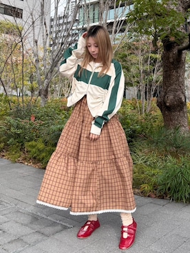 「PUNYUS（プニュズ）のアイテム」を使った、PUNYUS  さん（レディース・152cm）の春コーディネート