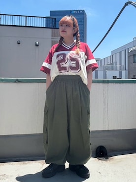 「PUNYUS（プニュズ）のアイテム」を使った、PUNYUS  さん（レディース・159cm）の夏コーディネート