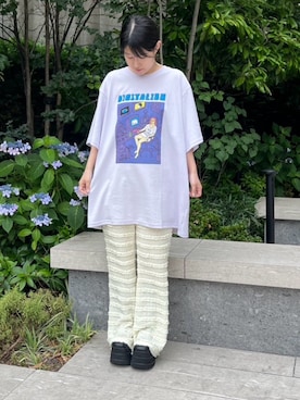「PUNYUS（プニュズ）のアイテム」を使った、PUNYUS  さん（レディース・148cm）の夏コーディネート