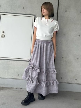 「PUNYUS（プニュズ）のアイテム」を使った、PUNYUS  さん（レディース・160cm）の夏コーディネート