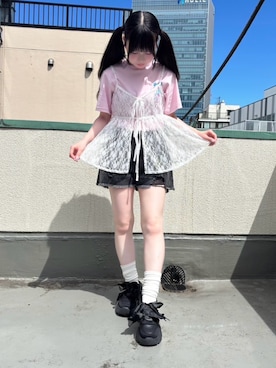 「アイテム（キャミソール）」を使った、PUNYUS  さん（レディース・150cm）の夏コーディネート