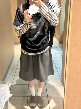 「MERRELL（メレル）のアイテム」を使った、eさん（レディース・153cm）の春コーディネート