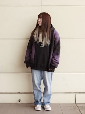 楽天市場】【SALE／30%OFF】MOHAIR OMBRE BORDER CARDIGAN