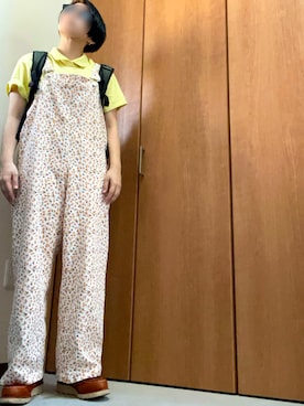 「アイテム（バックパック/リュック）」を使った、あきさんさん（レディース・154cm）の秋コーディネート