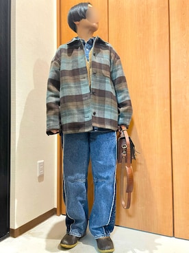 「アイテム（ベスト）」を使った、あきさんさん（レディース・154cm）の秋コーディネート