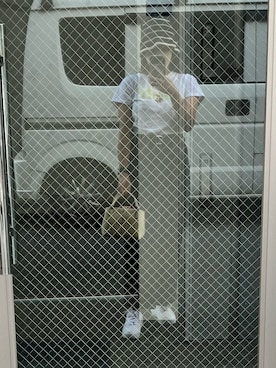 「NIKE（ナイキ）のナイキ エア フォース 1 PLT.AF.ORM ウィメンズシューズ / Nike Air Force 1 PLT.AF.ORM Women's Shoes＜22-29cm 展開＞（スニーカー）」を使った、Yuina.さん（レディース・153cm）の夏コーディネート