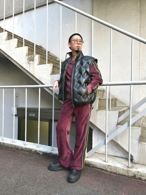 DIESEL ダウンベスト sizeS　美品　ダークグレー 1636786726_500.jpg
