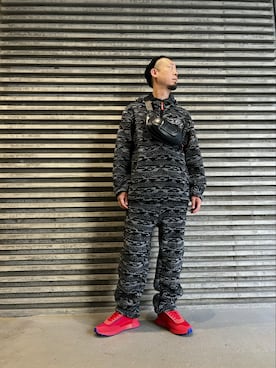 「DIESEL（ディーゼル）のアイテム（スウェットパンツ）」を使った、Te2さん（メンズ・174cm）の秋コーディネート