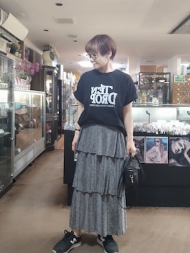 「LEPSIM（レプシィム）のアイテム」を使った、takamiさん（レディース・159cm）の夏コーディネート