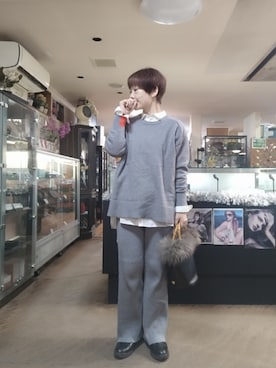 「50代コーデ」｜takamiさん（レディース・159cm）の冬コーディネート