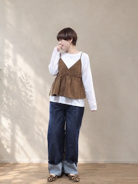 「ショートヘア」｜takamiさん（レディース・159cm）の秋コーディネート