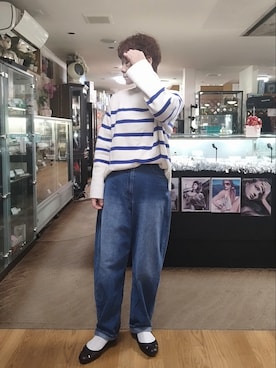 「grove（グローブ）のアイテム（その他シューズ）」を使った、takamiさん（レディース・159cm）の冬コーディネート