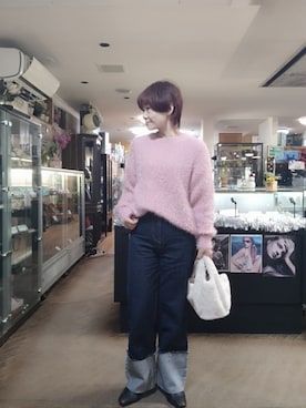 「grove（グローブ）のアイテム」を使った、takamiさん（レディース・159cm）の冬コーディネート