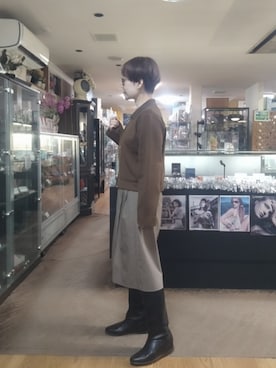 「お洒落さんとつながりたい」｜takamiさん（レディース・159cm）の秋コーディネート