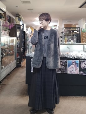 「AMERICAN HOLIC（アメリカンホリック）のアイテム」を使った、takamiさん（レディース・159cm）の秋コーディネート