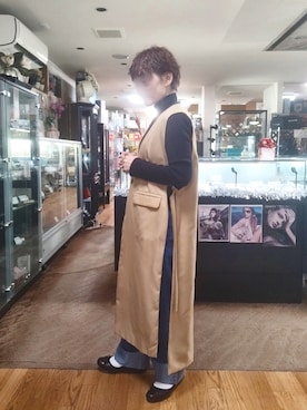 「natural couture（ナチュラルクチュール）のアイテム（その他アウター）」を使った、takamiさん（レディース・159cm）の春コーディネート