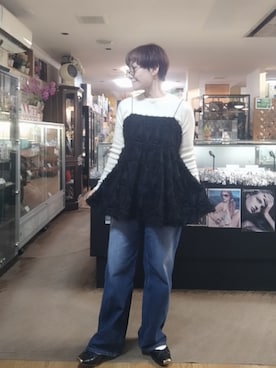 「Green　Parks（グリーンパークス）のアイテム」を使った、takamiさん（レディース・159cm）の秋コーディネート