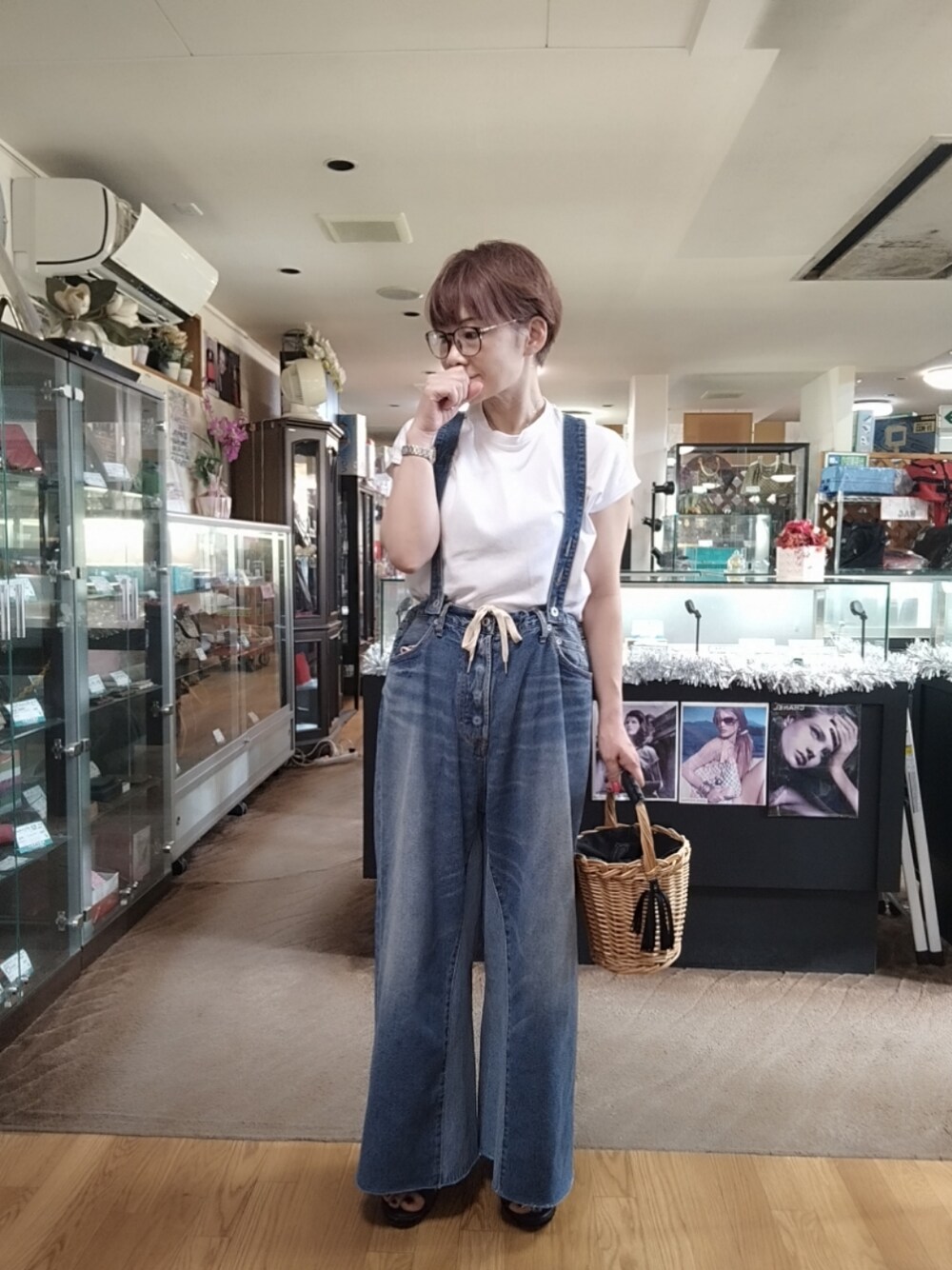 etsinta/エシンタ】リメイク風デニムサロペットを使った人気