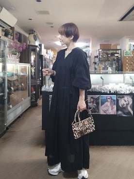 「アイテム（ワンピース/ドレス）」を使った、takamiさん（レディース・159cm）の夏コーディネート