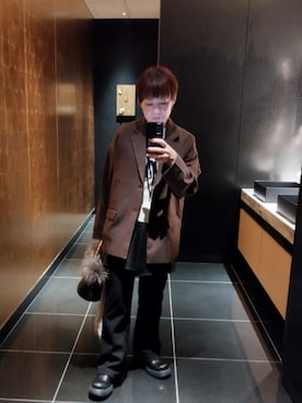 「アイテム（その他シューズ）」を使った、takamiさん（レディース・159cm）の冬コーディネート