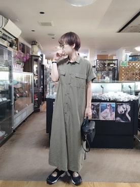 「AMERICAN HOLIC（アメリカンホリック）のアイテム」を使った、takamiさん（レディース・159cm）の夏コーディネート