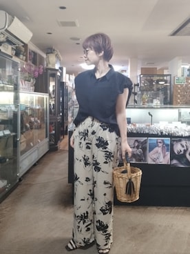 「LEPSIM（レプシィム）のアイテム」を使った、takamiさん（レディース・159cm）の夏コーディネート