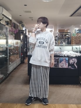 「Green　Parks（グリーンパークス）のアイテム」を使った、takamiさん（レディース・159cm）の秋コーディネート