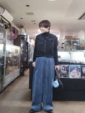 「DISCOAT（ディスコート）のアイテム」を使った、takamiさん（レディース・159cm）の冬コーディネート