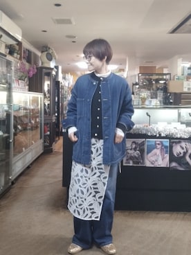 「DISCOAT（ディスコート）のアイテム」を使った、takamiさん（レディース・159cm）の春コーディネート