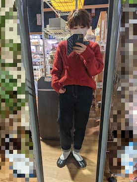 「apres jour mignon（アプレジュールミニョン）のアイテム（パンプス）」を使った、takamiさん（レディース・159cm）の冬コーディネート