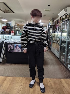 「apres jour mignon（アプレジュールミニョン）のアイテム（パンプス）」を使った、takamiさん（レディース・159cm）の冬コーディネート