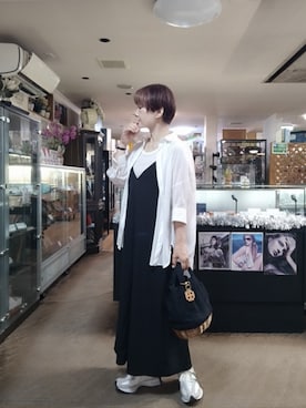 「AMERICAN HOLIC（アメリカンホリック）のアイテム」を使った、takamiさん（レディース・159cm）の夏コーディネート