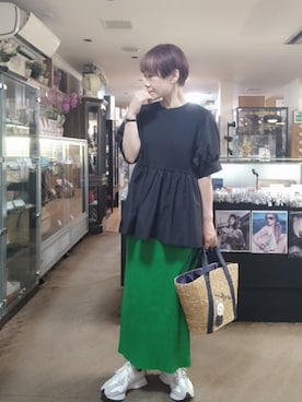 「アイテム（その他トップス）」を使った、takamiさん（レディース・159cm）の夏コーディネート