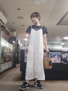 「Green　Parks（グリーンパークス）のアイテム」を使った、takamiさん（レディース・159cm）の夏コーディネート