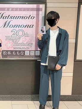 「高嶺のなでしこ」｜ぽさん（メンズ・171cm）の秋コーディネート