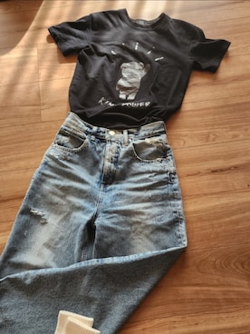 「BLACK BY MOUSSY（ブラックバイマウジー）のアイテム」を使った、kazさん（レディース・154cm）の秋コーディネート