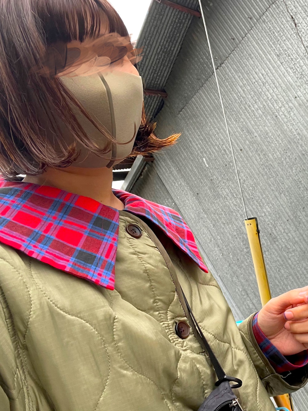 「I am I in fact...のアイテム（シャツ/ブラウス、その他）」を使った、aikさん（レディース・158cm）の秋コーディネートの1枚目の写真