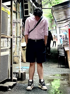 「アイテム（シャツ/ブラウス）」を使った、たくやさん（メンズ・181cm・30代）の夏コーディネート