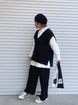 「PUBLUX（パブリュクス）のアイテム（バッグ）」を使った、♡、。・S♡、。・:*:・さん（レディース・159cm）の冬コーディネート