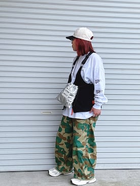 「PAGEBOY（ページボーイ）のアイテム」を使った、♡、。・S♡、。・:*:・さん（レディース・159cm）の春コーディネート