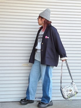 ♡、。・S♡、。・:*:・さん(レディース・159cm)の冬コーディネート