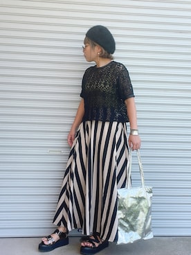 ♡、。・S♡、。・:*:・さん(レディース・159cm)の夏コーディネート