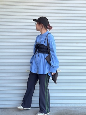 「アイテム（エコバッグ/サブバッグ）」を使った、♡、。・S♡、。・:*:・さん（レディース・159cm）の秋コーディネート
