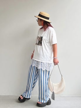 ♡、。・S♡、。・:*:・さん（レディース・159cm）の夏コーディネート