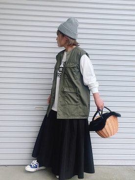 ♡、。・S♡、。・:*:・さん(レディース・159cm)の春コーディネート