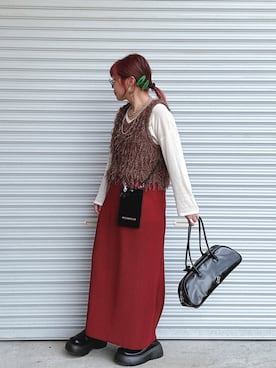 「アイテム（PC・スマホグッズ/家電）」を使った、♡、。・S♡、。・:*:・さん（レディース・159cm）の秋コーディネート