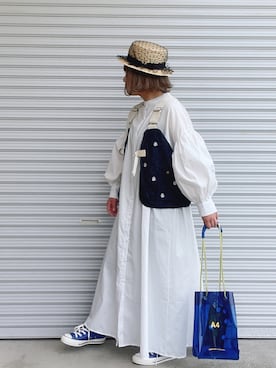 「CORNERS（コーナーズ）のアイテム」を使った、♡、。・S♡、。・:*:・さん（レディース・159cm）の春コーディネート